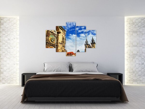 Kép - Prágai csillagászati óra (150x105 cm)