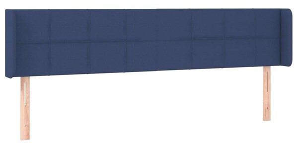 VidaXL kék szövet LED-es fejtámla 183 x 16 x 78/88 cm