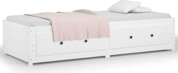 VidaXL fehér tömör fenyőfa kanapéágy 80 x 200 cm