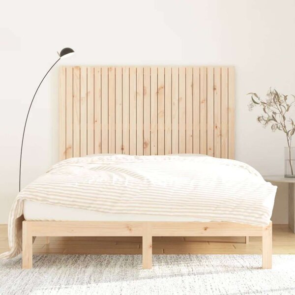 VidaXL tömör fenyőfa fali fejtámla 159,5x3x110 cm