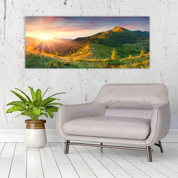 Kép - Nyári táj (120x50 cm)
