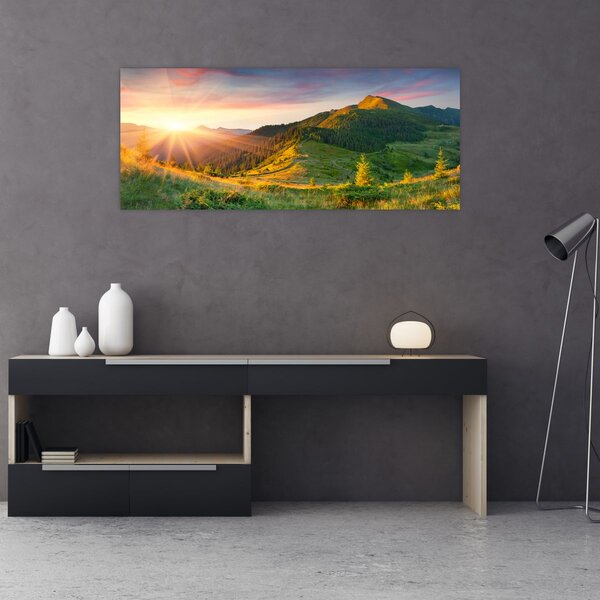 Kép - Nyári táj (120x50 cm)