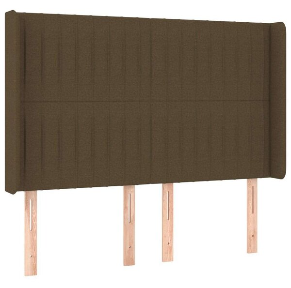 VidaXL LED-es Ágy - 140x200 cm - Sötétbarna