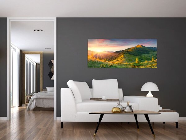 Kép - Nyári táj (120x50 cm)