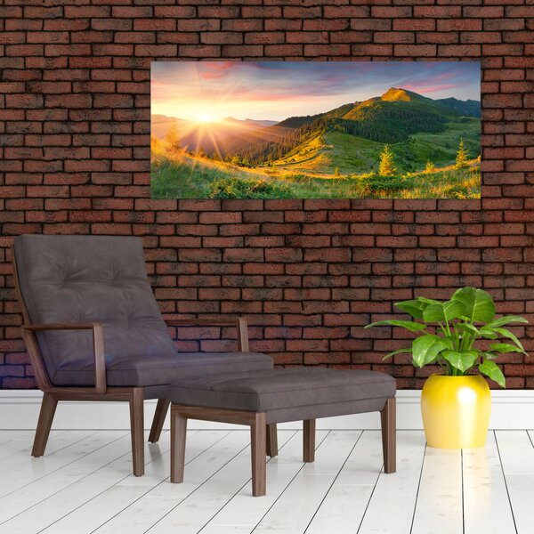 Kép - Nyári táj (120x50 cm)