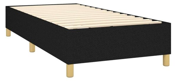VidaXL Fekete Ágy Matraccal - 100x200 cm
