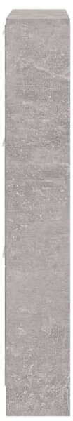 VidaXL Cipőtartó Szekrény - 3 Fiókos - Betonszürke - 59x17x108 cm