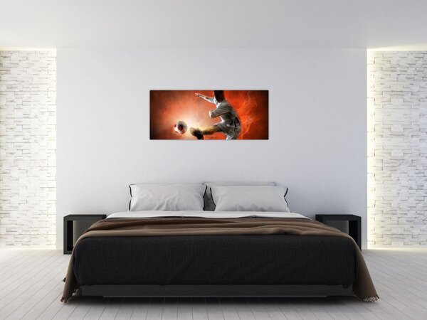 Kép - A focista (120x50 cm)