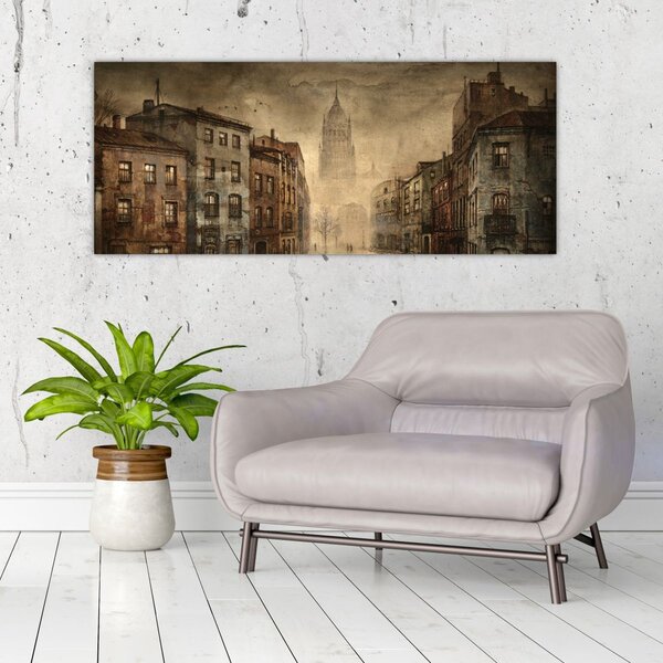 Kép - A város festése (120x50 cm)