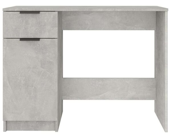 VidaXL betonszürke színű szerelt fa íróasztal 100 x 50 x 75 cm
