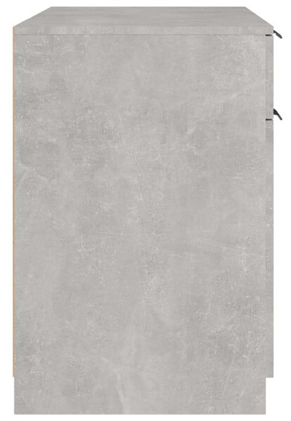 VidaXL betonszürke színű szerelt fa íróasztal 100 x 50 x 75 cm
