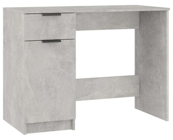 VidaXL betonszürke színű szerelt fa íróasztal 100 x 50 x 75 cm