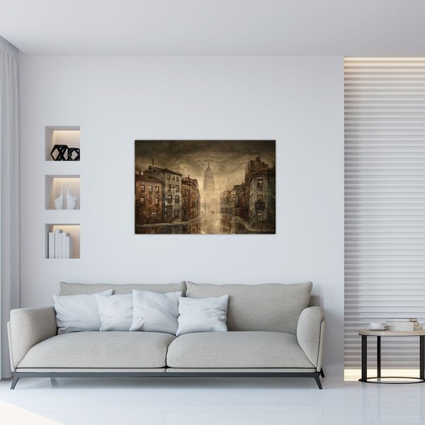 Kép - A város festése (90x60 cm)