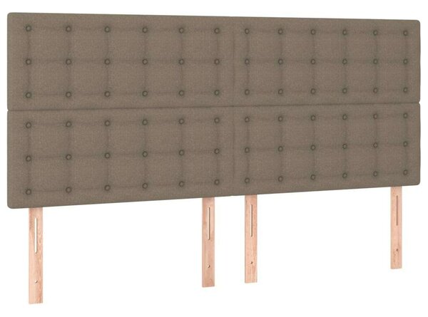 VidaXL Ágy - 200x200 cm - Szövet - Tópszín