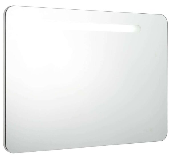 VidaXL LED-es Tükrös Szekrény - 80x55 cm