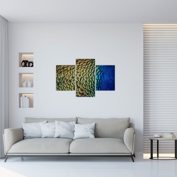 Kép - Pávatollak (90x60 cm)