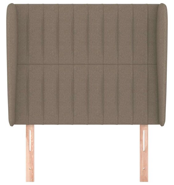 VidaXL Szárnyas Fejtámla - Bézs - 103x23x118/128cm