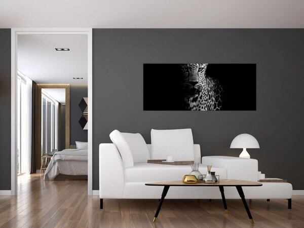 Kép - Egy leopárd portréja (120x50 cm)