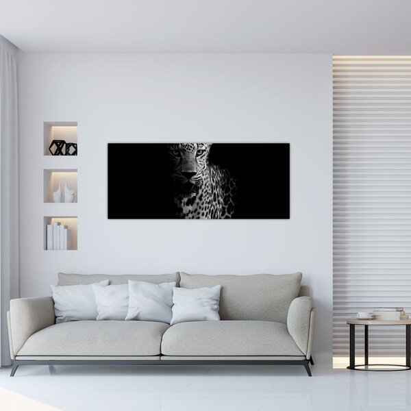 Kép - Egy leopárd portréja (120x50 cm)