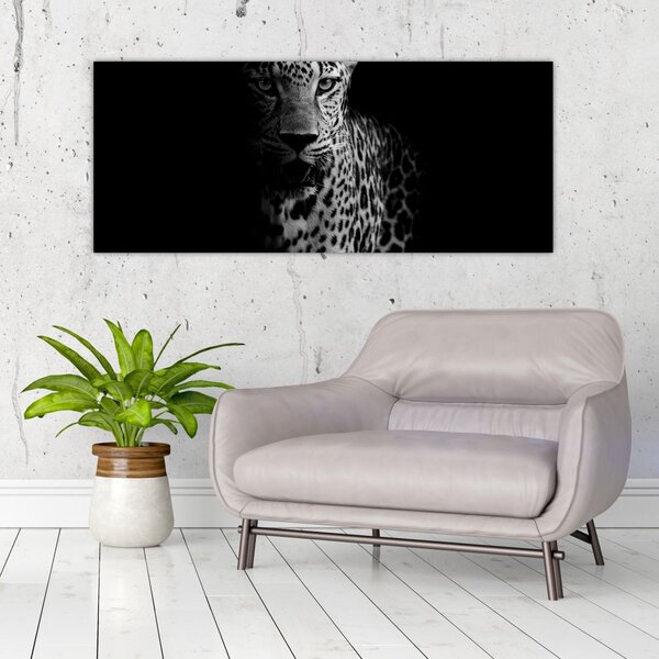 Kép - Egy leopárd portréja (120x50 cm)