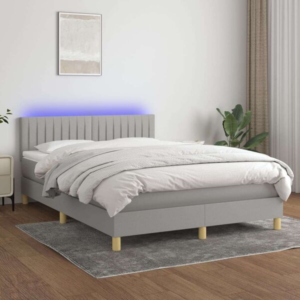 VidaXL LED-es Ágy - 140x200 cm