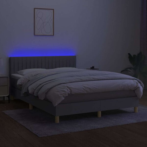 VidaXL LED-es Ágy - 140x200 cm