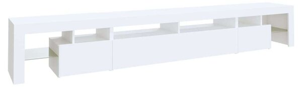 VidaXL LED TV Szekrény - Fehér - 260cm
