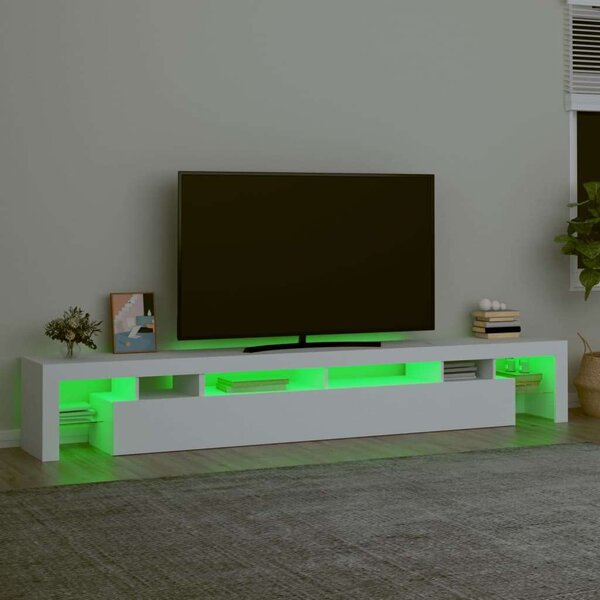 VidaXL LED TV Szekrény - Fehér - 260cm