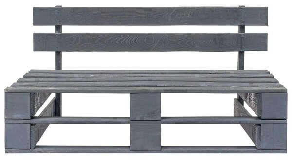Raklap Kanapé - Szürke - 110x65x55 cm