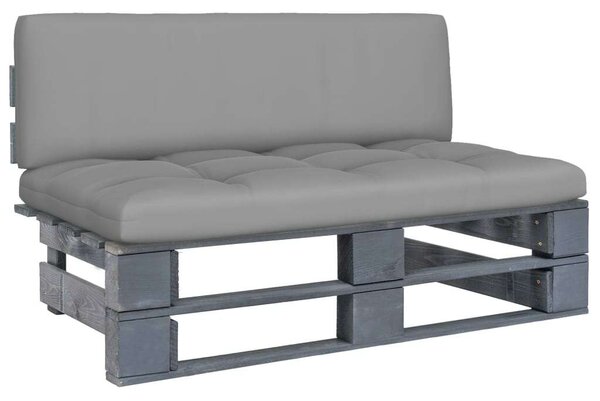 Raklap Kanapé - Szürke - 110x65x55 cm
