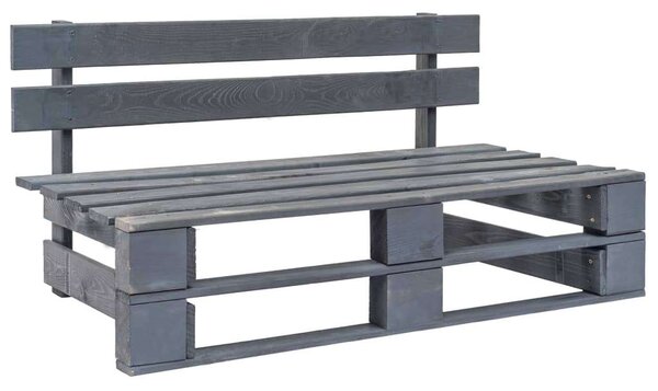 Raklap Kanapé - Szürke - 110x65x55 cm