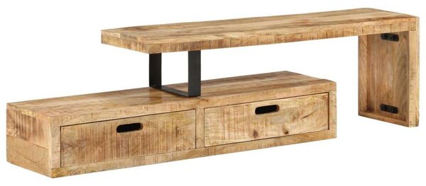 Mangófa TV-állvány - Antik Stílus - 112cm
