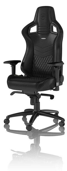 Noblechairs EPIC Gamer szék Valódi bőr Fekete (NBL-RL-BLA-001)