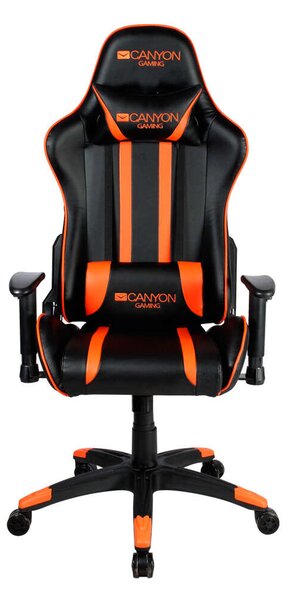 Canyon Fobos PC gamer szék Fekete, Narancssárga