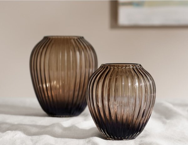 Hammershøi barna üveg váza, magasság 18,5 cm - Kähler Design