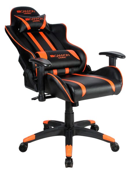 Canyon Fobos PC gamer szék Fekete, Narancssárga