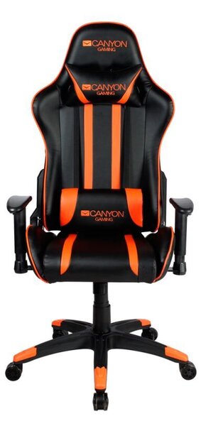 Canyon Fobos PC gamer szék Fekete, Narancssárga