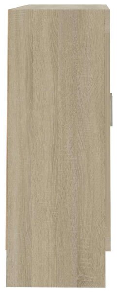 VidaXL sonoma-tölgy színű forgácslap könyvszekrény 82,5x30,5x80 cm