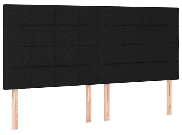 LED-es Fejtámla - Fekete Szövet - 200x5x118/128cm