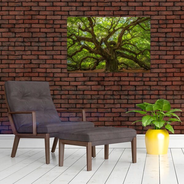 Kép - Zöld fa (90x60 cm)