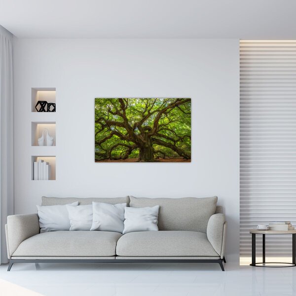 Kép - Zöld fa (90x60 cm)