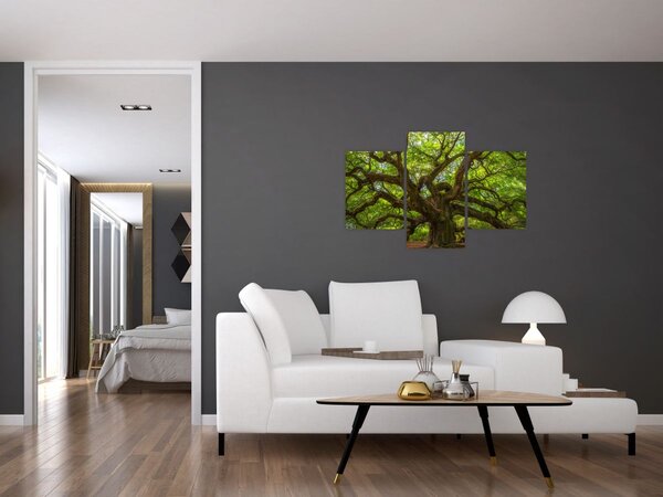 Kép - Zöld fa (90x60 cm)