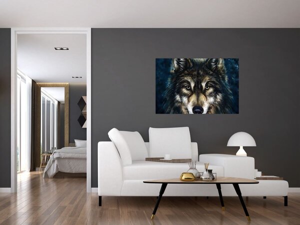 Kép - Wolf (90x60 cm)