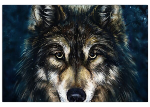 Kép - Wolf (90x60 cm)