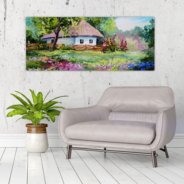 Kép - Vendégház (120x50 cm)