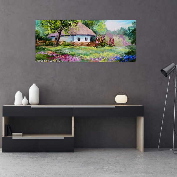 Kép - Vendégház (120x50 cm)