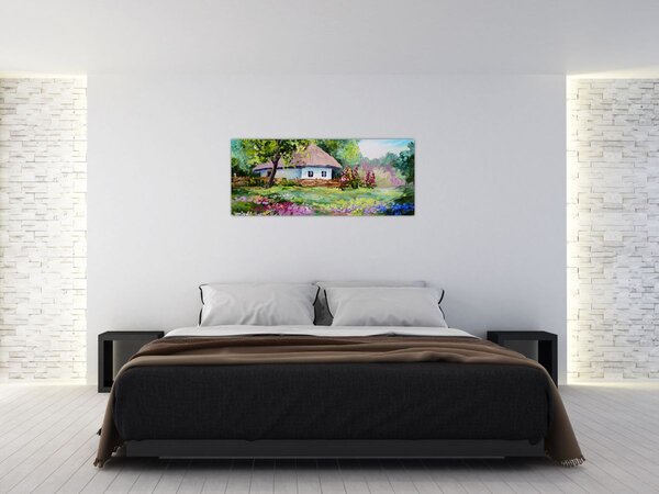 Kép - Vendégház (120x50 cm)