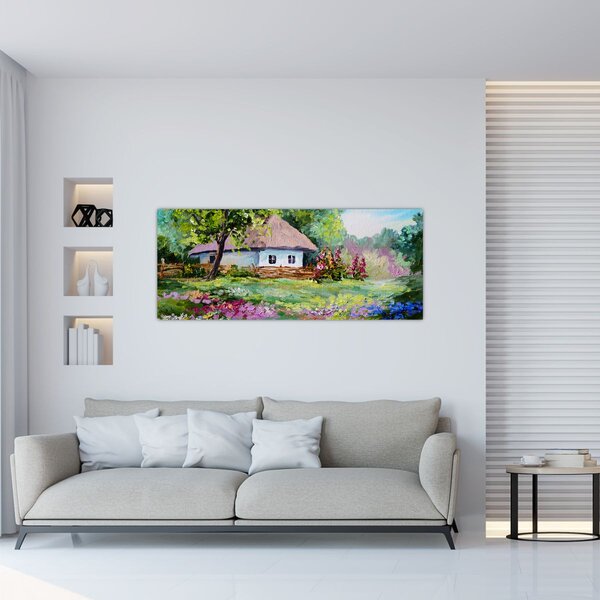 Kép - Vendégház (120x50 cm)