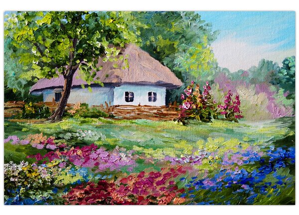 Kép - Vendégház (90x60 cm)
