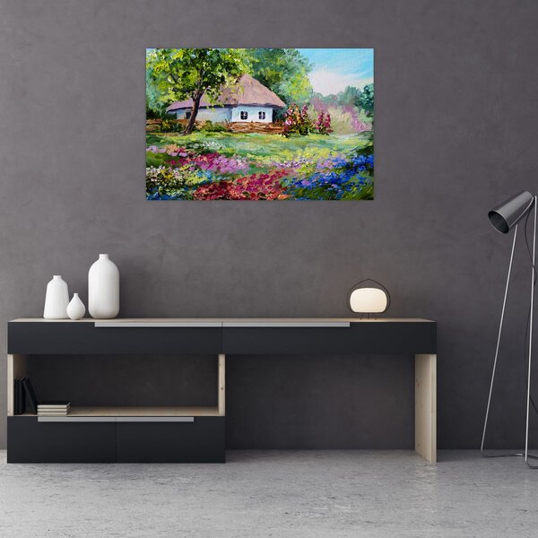 Kép - Vendégház (90x60 cm)